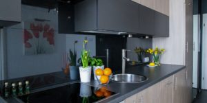 Kitchen Backsplash Glass panels